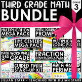 Third Grade Math Centers Bundle — preview